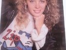 KYLIE MINOGUE 'airplane sweater' glossy 35 x 23 inch Poster from the 1980s