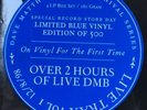 BLUE Live Trax Volume 1 SEALED Record Store Day rare VINYL Dave Matthews Band