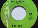 GARAGE PSYCH FOLK Art Gee TEA GARDENS Dominion 45  Canadian wow