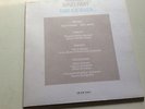 Arvo Pärt - Tabula Rasa [LP Vinyl]  BOOKLET ECM Gidon Kremer Keith Jarrett