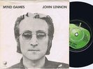 JOHN LENNON Mind Games Danish 45PS 1973 Apple