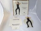 MADONNA *CRAZY FOR YOU* RARE 1991 UK SHAPED PICTURE DISC 7 INCH VINYL + PLINTH