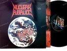 Nuclear Assault - Handle With Care UK LP 1989 + Innerbag //4