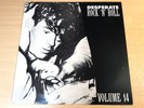 EX/EX   Desperate Rock N Roll Volume 14/Flame LP/Johnny Mario/Ron Bernard