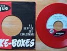 JOHNNY HALLYDAY Le plus beau des jeux VOGUE jukebox vinyle rouge 45 T