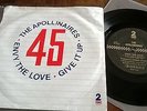 THE APOLLINAIRES - ENVY THE LOVE UK 7