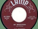TROOPERS My Resolution / Get Out 45rpm Lamp 1957 West Coast doo-wop