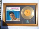 Elvis Presley FRAMED GOLD Record 1964 from Festival Records