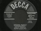 Jump Blues Twin-Spin 45   Louis Jordan   House Party   Listen