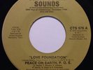 PEACE ON EARTH Love Foundation / I Don't Know Why Girl CHAT TOWN 45 RARE SOUL