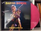 DAVID BOWIE 2LP -cleveland ’72- PINK COLOR + POSTER MINT