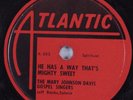 Black Gospel 78 MARY JOHNSON DAVIS GOSPEL SINGERS He Has A Way That's...HEAR