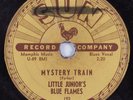 Blues 78 LITTLE JUNIOR'S BLUE FLAMES Mystery Train SUN HEAR