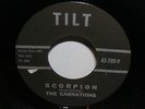 THE CARNATIONS  Scorpion / Fireball Mail  Instumental Surf 45  Tilt 780-V