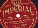 Bernard Ette Orchester + Austin Egen  Sag' mir Darling, sag' mir Liebling,