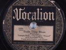 Blues 78 TAMPA RED & GEORGIA TOM Train Time Blues VOCALION HEAR