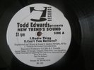 TODD EDWARDS NEW TREND'S SOUND/Radio Thing/Can't You Believe/All I Need HOUSE