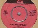 THE LIVELY SET**DON'T CALL MY NAME**BEAT**MOD**LISTEN TO IT