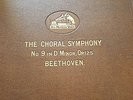 BEETHOVEN CHORAL SYMPHONY NO9 IN D MINOR ALBERT COATES EARLY PRESSING D842-849