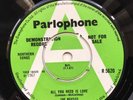 Beatles Original All You Need Is Love Demo 1967 Promo R5620 Near Mint