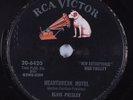 Rock N' Roll 78 ELVIS PRESLEY Heartbreak Hotel RCA VICTOR HEAR
