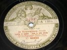Antique 78 Record Recording FONOTIPIA Giannin Russ Il Trovatore 92232/33 RARE