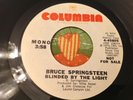 BRUCE SPRINGSTEEN BLINDED BY THE LIGHT PROMOTIONAL 45 STEREO/MONO
