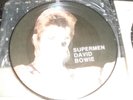 David Bowie Picture Disc single Supermen Space Oddity rare import mint limited