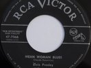 ELVIS PRESLEY Mean Woman Blues Rare Canada Only 45 RPM Victor 47-7066 VG+/EX