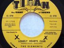 TITAN 1708 Elements orig RARE R&B/DooWop 45 Mint Minus Lonely Hearts Club