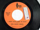 Don Carlos Gibson - Trail #1787 Stereo 45 RPM - I Don't Want Them To Know