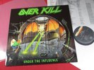Over Kill  UNDER THE INFLUENCE  -  LP Mega Force 781865-1 Germany 1988 near mint