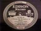 EDISON RECORD/DISC #51190 KAPLAN'S MELODISTS ANNABELLE VERY GOOD+