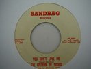 Epitome Of Sound,You Don't Love Me,(MS 3051),b/w Where Were You,7