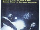 SONNY TERRY & BROWNIE MCGHEE Shouts & Blues LP RED Vinyl 3317 VG++ K-546