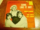 SOME LIKE IT HOT ORIGINAL 1959 LP MOVIE SOUNDTRACK MARILYN MONROE EXCELLENT