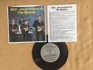 THE BEATLES 7 inch HELP  OPEN END INTERVIEW '65  W/ PICTURE SLEEVE & SCRIPT