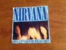 Nirvana - Smells Like Teen Spirit - 1991 UK Silver Moulded Labels 7