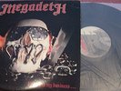 MEGADETH KILLING IS MY BUSINESS..AND BUSINESS IS GOOD LP COMBAT MX8015 FROM 1985