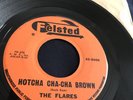 THE FLARES Hotcha Cha-Cha Brown / Loving You   RARE Doo Wop Soul 45 FELSTED 8604