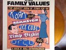 Family Values Tour98 Orange Vinyl 2LP - Korn, Ice Cube, Limp Bizkit, Rammstein