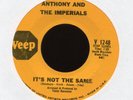 LITTLE ANTHONY & THE IMPERIALS It's Not the Same on Veep Northern Soul 45 Hear