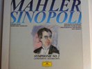 PLOWRIGHT FASSBAENDER Mahler Sinopoli Deutsche Grammophon '86 N/Mint 2LP Box Set