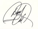 Donny Osmond - ' The Osmonds ' - In Person Signed White Card.