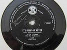 ELVIS PRESLEY : IT'S NOW OR NEVER / MESS OF BLUES - UNIQUE 78 FROM SOUTH AFRICA