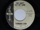 1965 Northern Soul 45 BARBARA LYNN You Can’t Buy My Love JAMIE 1301 dj promo