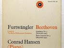 C. HANSEN, FURTWANGLER - BEETHOVEN symphony no.5, concerto no.4 UNICORN LP EX+