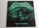 METALLICA - RIDE THE LIGHTNING - RARE BLUE VINYL LP, GREEN SLEEVE, THRASH METAL