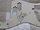 The Who John Entwistle Signed Bass Guitar Scratchplate - Very Rare