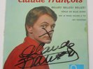 RARE 45 T EP SIXTIES  CLAUDE FRANçOIS AVEC  DEDICACE